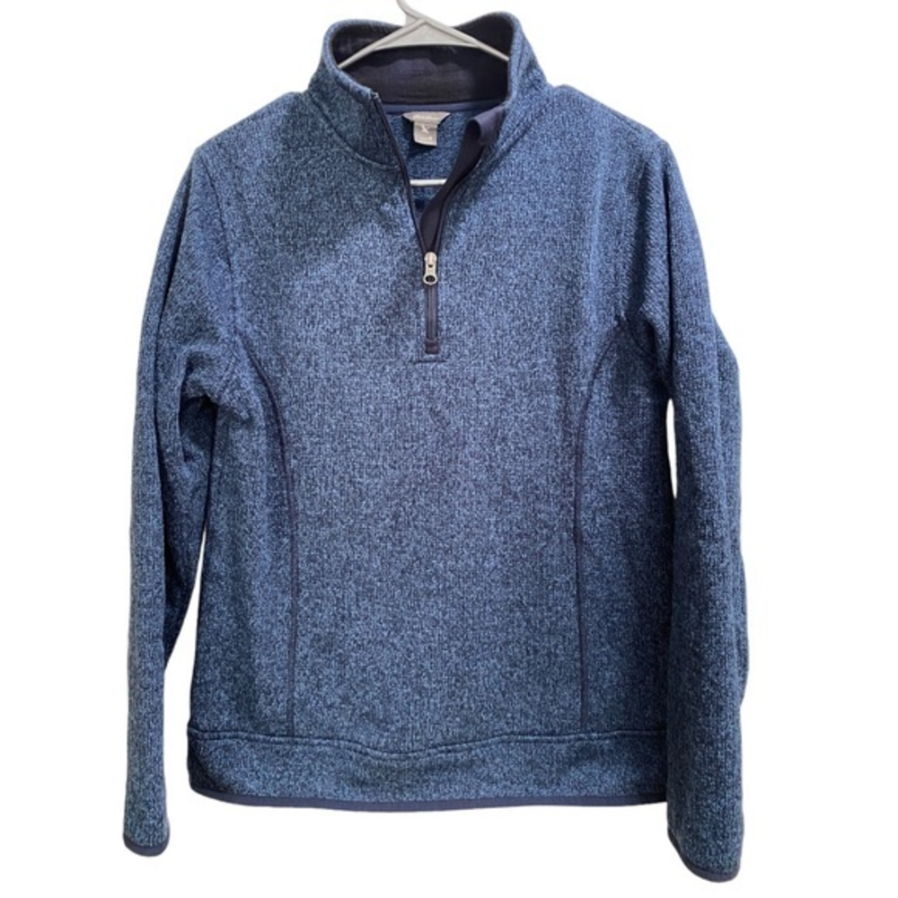 Women's Blue Radiator Fleece 1/4-Zip size‎ Medium EUC